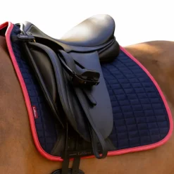 Discount - Tapis de dressage Square suédine / cranberry Dressage|Tapis De Dressage
