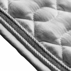 Dressage|Tapis De Dressage*LeMieux - Tapis de dressage Crystal Suede Square Blanc