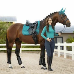 Dressage|Tapis De Selle*LeMieux - Tapis de dressage Loire Memory Satin Vert
