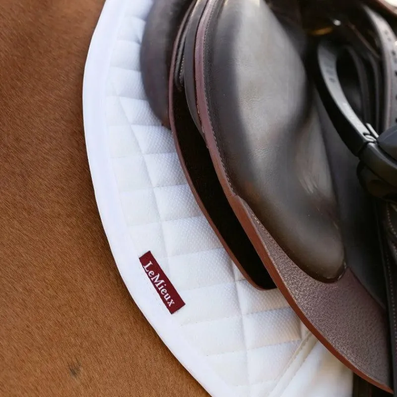 Tapis De Selle Poneys|Tapis Cso/ Mixtes*LeMieux - Tapis de selle amortisseur Self-Cool Close Contact Blanc