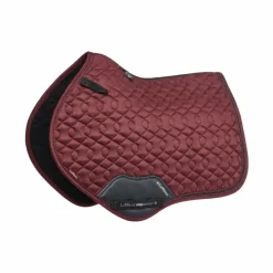 Tapis De Selle Poneys|Tapis De Selle*LeMieux - Tapis de selle Crystal Suede Close Contact Bordeaux