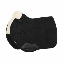 Tapis De Selle Poneys|Tapis Cso/ Mixtes*LeMieux - Tapis de selle EuroJump Merino + / naturel Noir