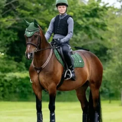 Best - Tapis de selle Loire Classic Close Contact Square hunter green Tapis De Selle|Tapis Cso/ Mixtes
