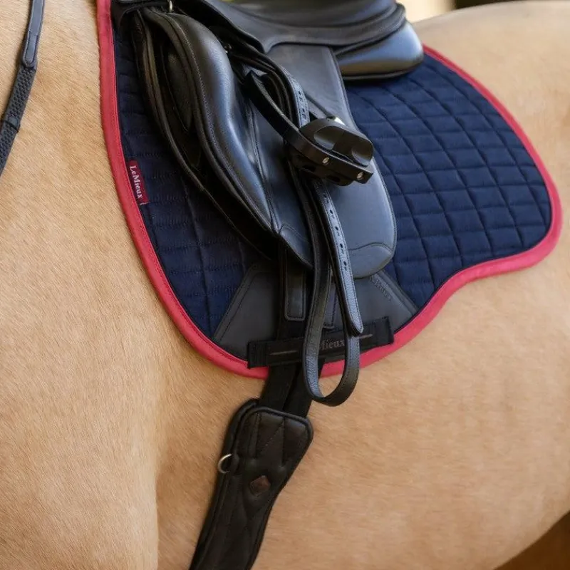 Outlet - Tapis de selle Mixte Square suédine / cranberry Tapis De Selle|Tapis Cso/ Mixtes