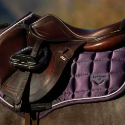 Tapis De Selle Poneys|Tapis Cso/ Mixtes*LeMieux - Tapis de selle Square Loire Classic juniper Violet