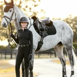 Tapis De Selle*LeMieux - Tapis de selle Suede Close Contact Square Noir