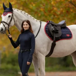 Clearance - Tapis de selle Square Loire Classic / cranberry Tapis De Selle|Tapis Cso/ Mixtes