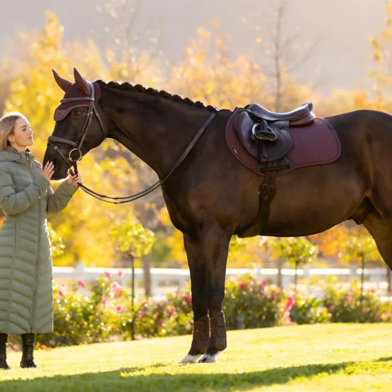 Discount - Tapis de selle Square Essence damson Tapis Cso/ Mixtes|Tapis De Selle