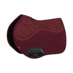 Tapis De Selle Poneys|Tapis Cso/ Mixtes*LeMieux - Tapis de selle Square Soft Shell Anti Glisse EuroJump Bordeaux