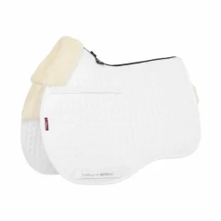 Tapis De Selle Poneys|Tapis Cso/ Mixtes*LeMieux - Tapis de selle Square Mixte Merino + / naturel Blanc