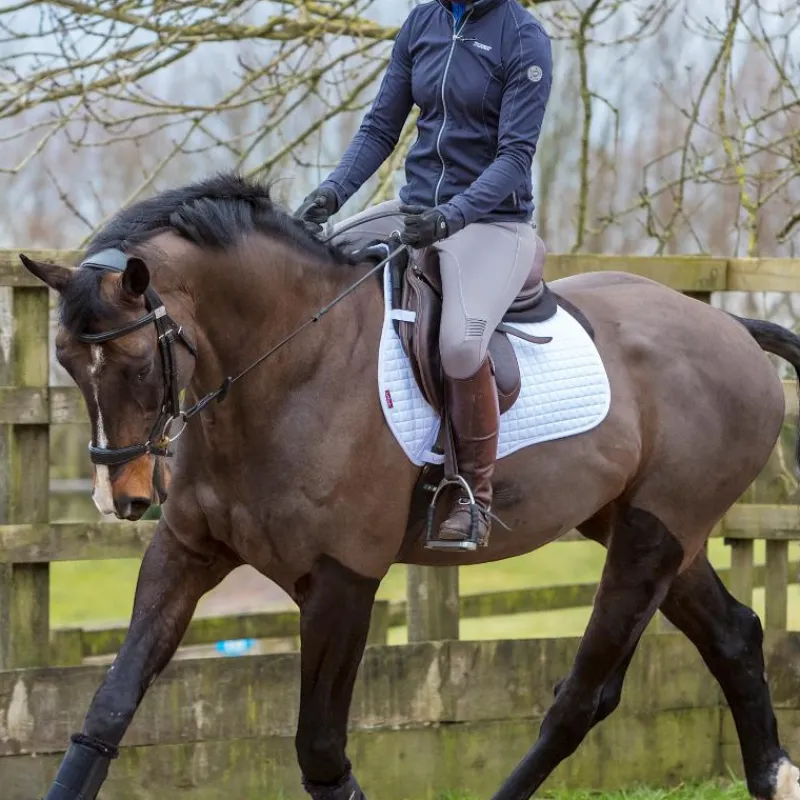 Online - Tapis de selle Square Mixte Coton Tapis De Selle Poneys|Tapis De Selle