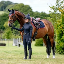 Online - Tapis de selle Square suédine / cranberry Tapis De Selle|Tapis Cso/ Mixtes