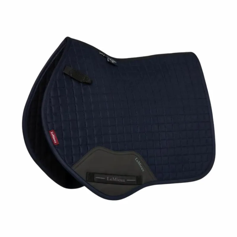 Tapis De Selle Poneys|Tapis Cso/ Mixtes*LeMieux - Tapis de selle Square Close Contact Suede Mini Marine