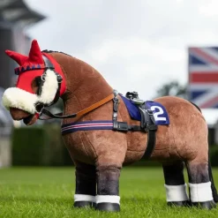 Clearance - Tapis et cagoule de course pour Toy Pony et rouge Peluches