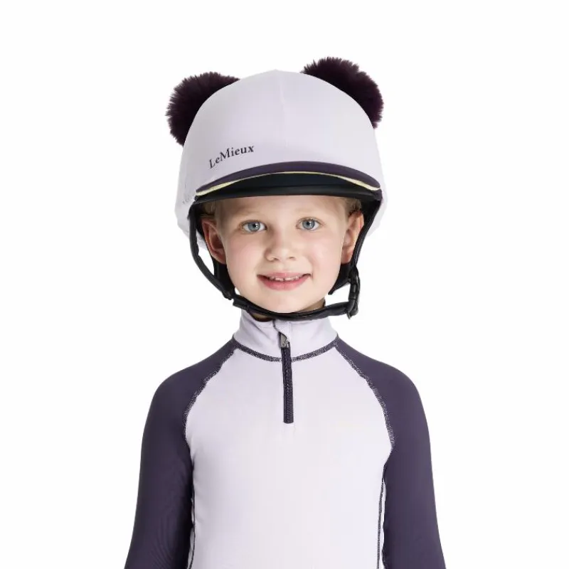 Sale - Toque de casque doubles pompons amovibles enfant Mini lilac Toques|Accessoires De Casques