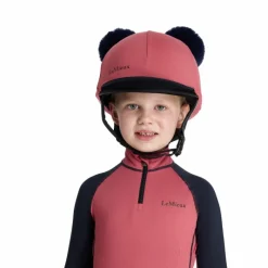 Discount - Toque de casque doubles pompons amovibles enfant Mini cranberry Toques|Accessoires De Casques