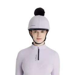 Toques|Accessoires De Casques*LeMieux - Toque de casque à pompon amovible Classique lilac Violet