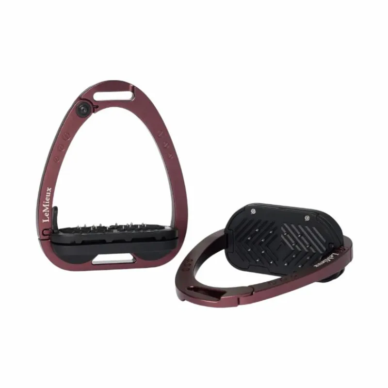 Étriers De Sécurité*LeMieux - Étriers de sécurité Vector Balance auburn Bordeaux