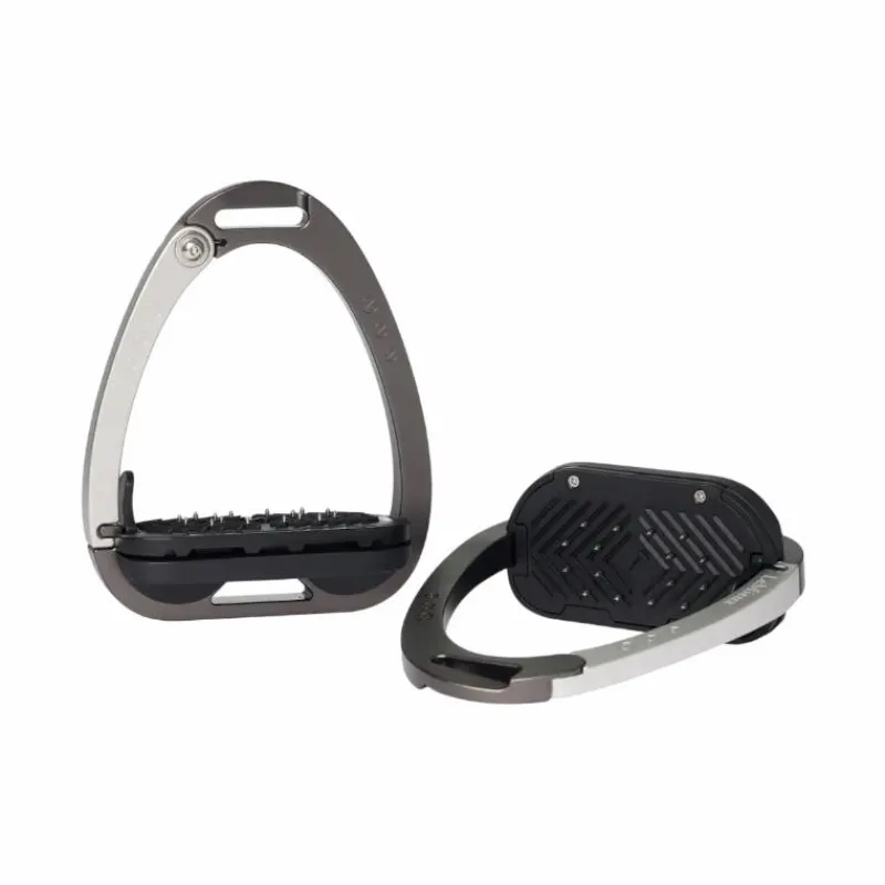 Étriers De Sécurité*LeMieux - Étriers de sécurité Vector Balance carbon/ argent Gris