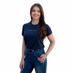 T-Shirts Et Baselayers*LeMieux - T-shirt manches courtes femme Sport Marine