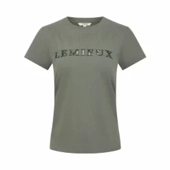 T-Shirts Et Baselayers*LeMieux - T-shirt manches courtes femme Classique rosemary Vert