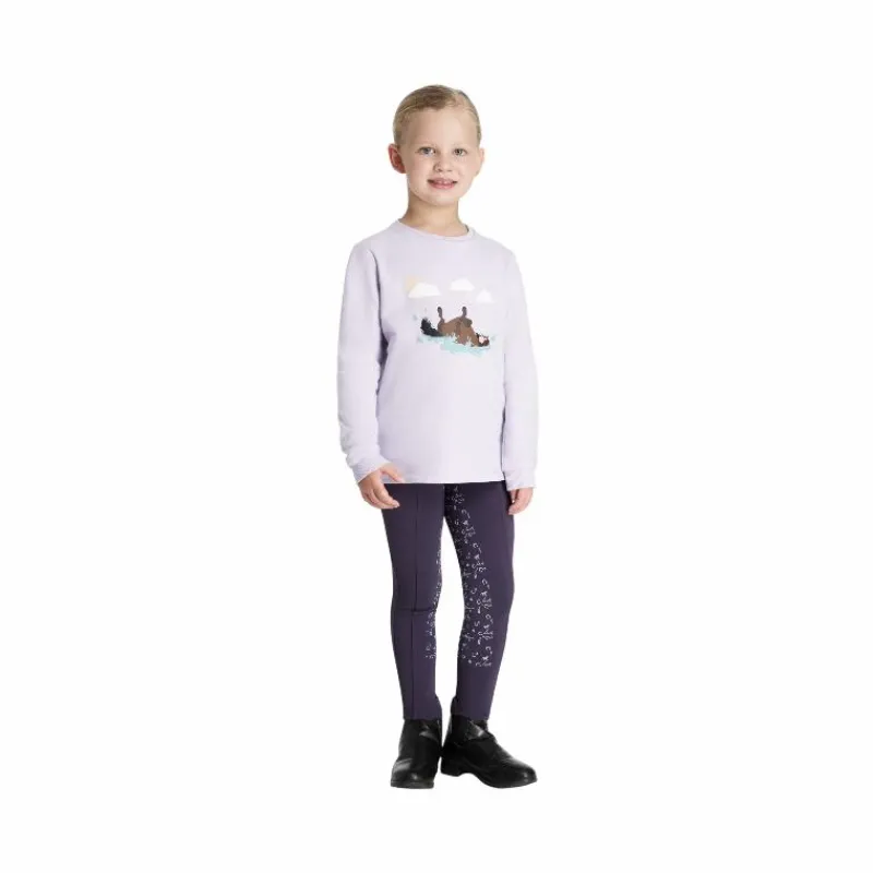 Outlet - T-shirt manches longues enfant Mini Poppy lilac Enfant T-Shirts Et Baselayers