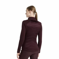 Blousons Et Manteaux*LeMieux - Veste matelassée zip intégral femme Dynamique damson Bordeaux