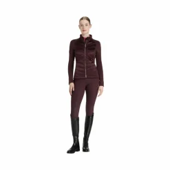 Blousons Et Manteaux*LeMieux - Veste matelassée zip intégral femme Dynamique damson Bordeaux