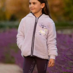 Clearance - Veste polaire enfant Mini Teagan Lemon lilac Enfant Pulls Et Gilets