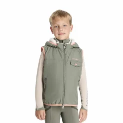 Sale - Veste sans manches enfant Mini George rosemary Enfant Blousons Et Manteaux