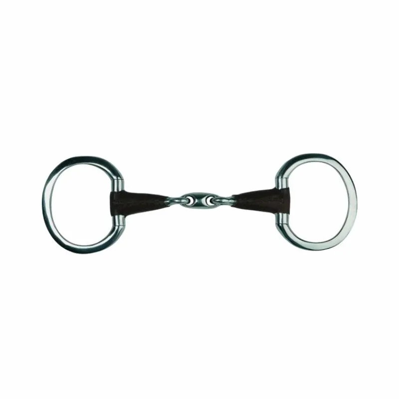 Mors À Olives*Metalab - Mors à olive double brisure à canon creux cuir