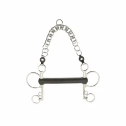 Hot - Mors Pelham cintré caoutchouc Mors Pelham