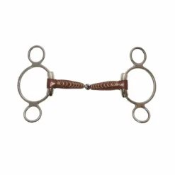 Clearance - Mors Pessoa trois anneaux Pinchless cuir Mors Pessoa|Mors Poneys