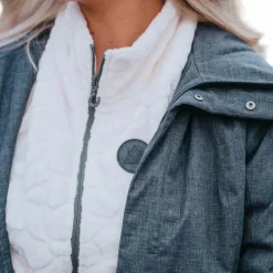 Best - Blouson femme Alicia gris Blousons Et Manteaux