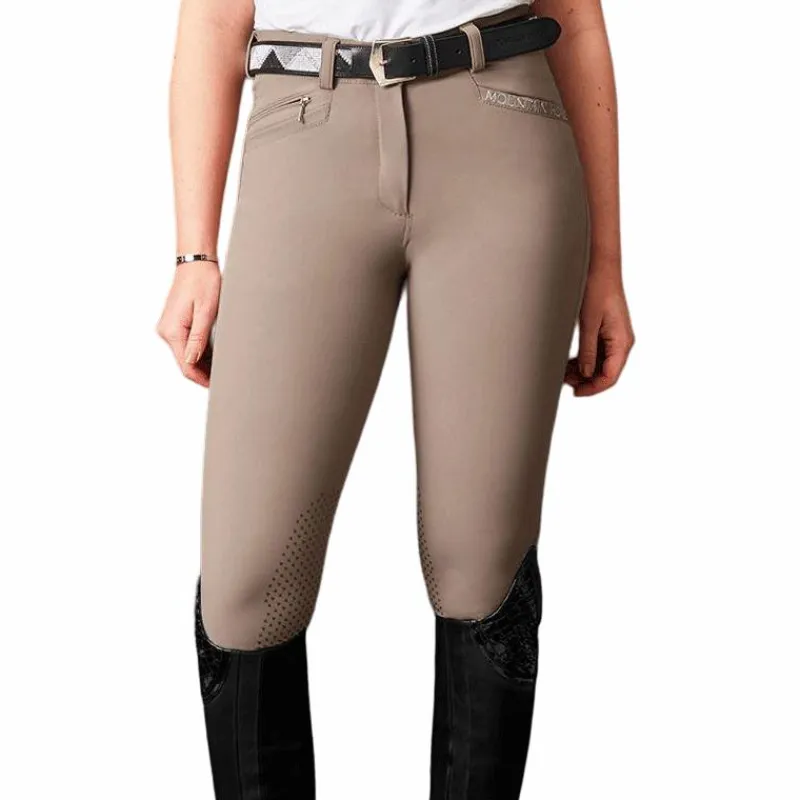 Pantalons D'Équitation*Mountain Horse - Pantalon d'équitation femme Ester Taupe Beige