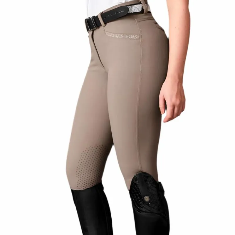 Pantalons D'Équitation*Mountain Horse - Pantalon d'équitation femme Ester Taupe Beige
