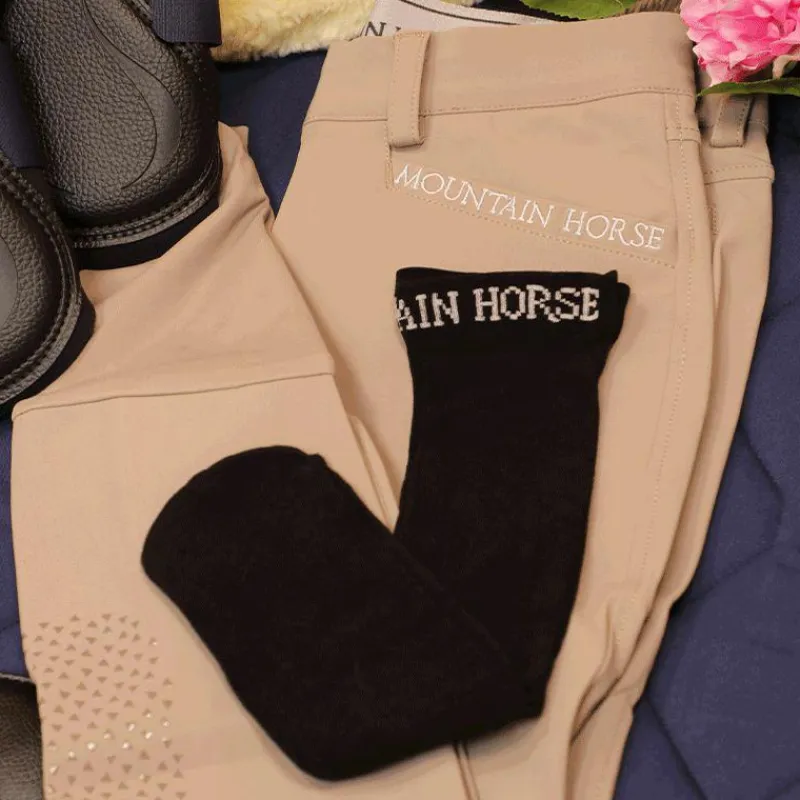 Pantalons D'Équitation*Mountain Horse - Pantalon d'équitation femme Ester Taupe Beige