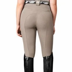 Outlet - Pantalon d'équitation femme Diana taupe Pantalons D'Équitation