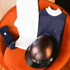 Outlet - Visière polo brillant onyx/ logo rose gold Accessoires De Casques