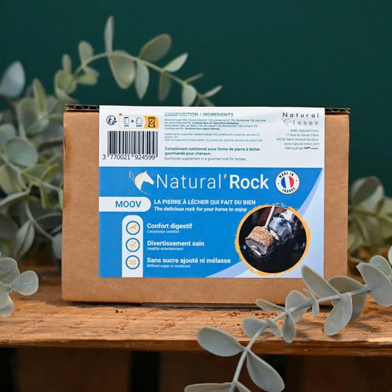 Best - Pierre à lécher Natural'Rock Moov Friandises Pour Chevaux
