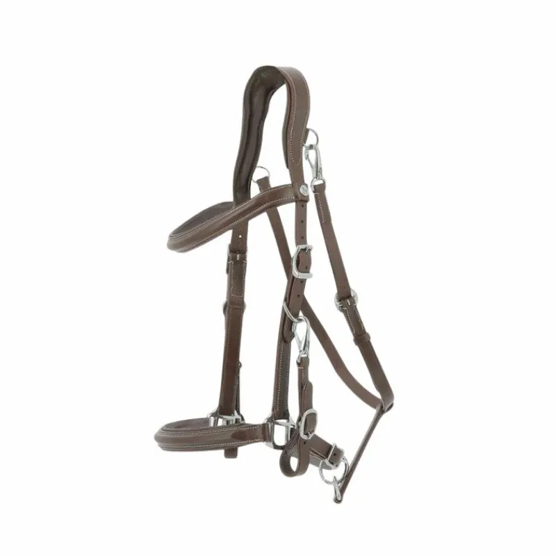 Bitless*Norton - Bridon licol Trekking havane Marron
