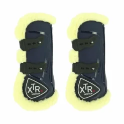 Cso|Guêtres Ouvertes Poneys*Norton - Guêtres cheval XTR à boutons mouton marine x2