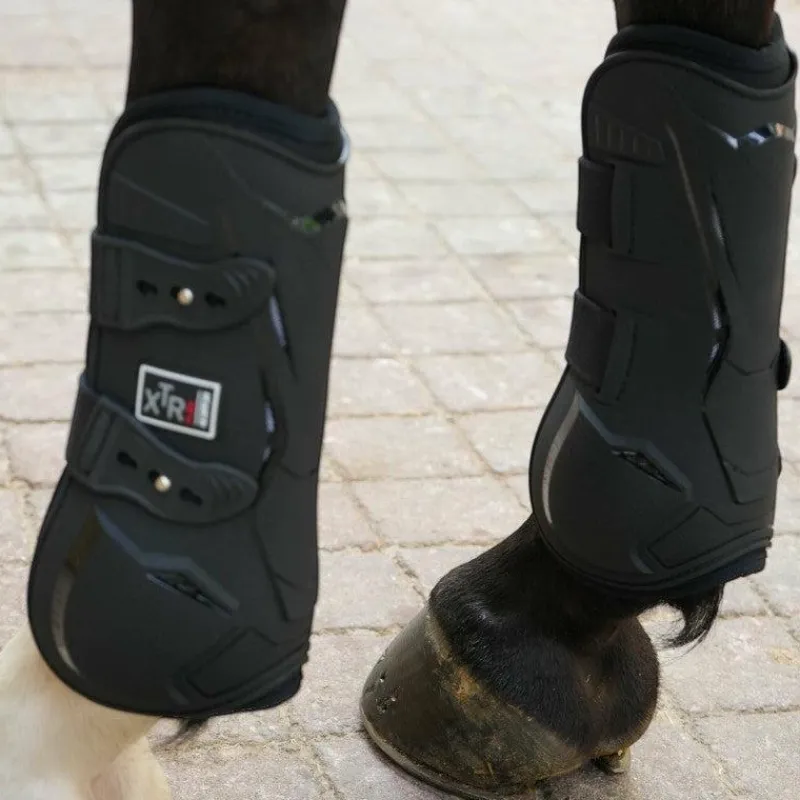 Guêtres Ouvertes Poneys|Guêtres Ouvertes*Norton - Guêtres ouvertes XTR Flex à boutons Noir