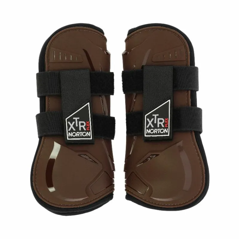 Guêtres Ouvertes Poneys|Guêtres Ouvertes*Norton - Guêtres ouvertes XTR Flex Velcro Marron