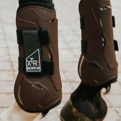 Guêtres Ouvertes Poneys|Guêtres Ouvertes*Norton - Guêtres ouvertes XTR Flex Velcro Marron