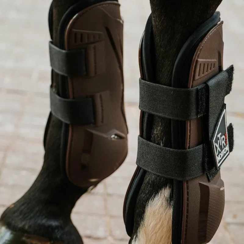 Guêtres Ouvertes Poneys|Guêtres Ouvertes*Norton - Guêtres ouvertes XTR Flex Velcro Marron