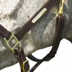 Élevage|Licols En Cuir*Norton - Licol à double réglage havane