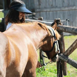 Licols Poneys|Licols Avec Mouton*Norton - Licol Confort /bouclerie or rose Marine