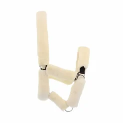 Discount - Licol "Full" mouton synthétique /Ecru Licols Poneys|Licols Avec Mouton