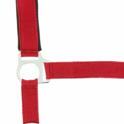 Outlet - Licol nylon doublé néoprène rouge Licols Poneys|Licols En Nylon